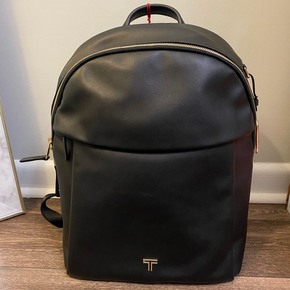 Tumi Holland Backpack | Black Leather Bag - Picture 2 of 7
